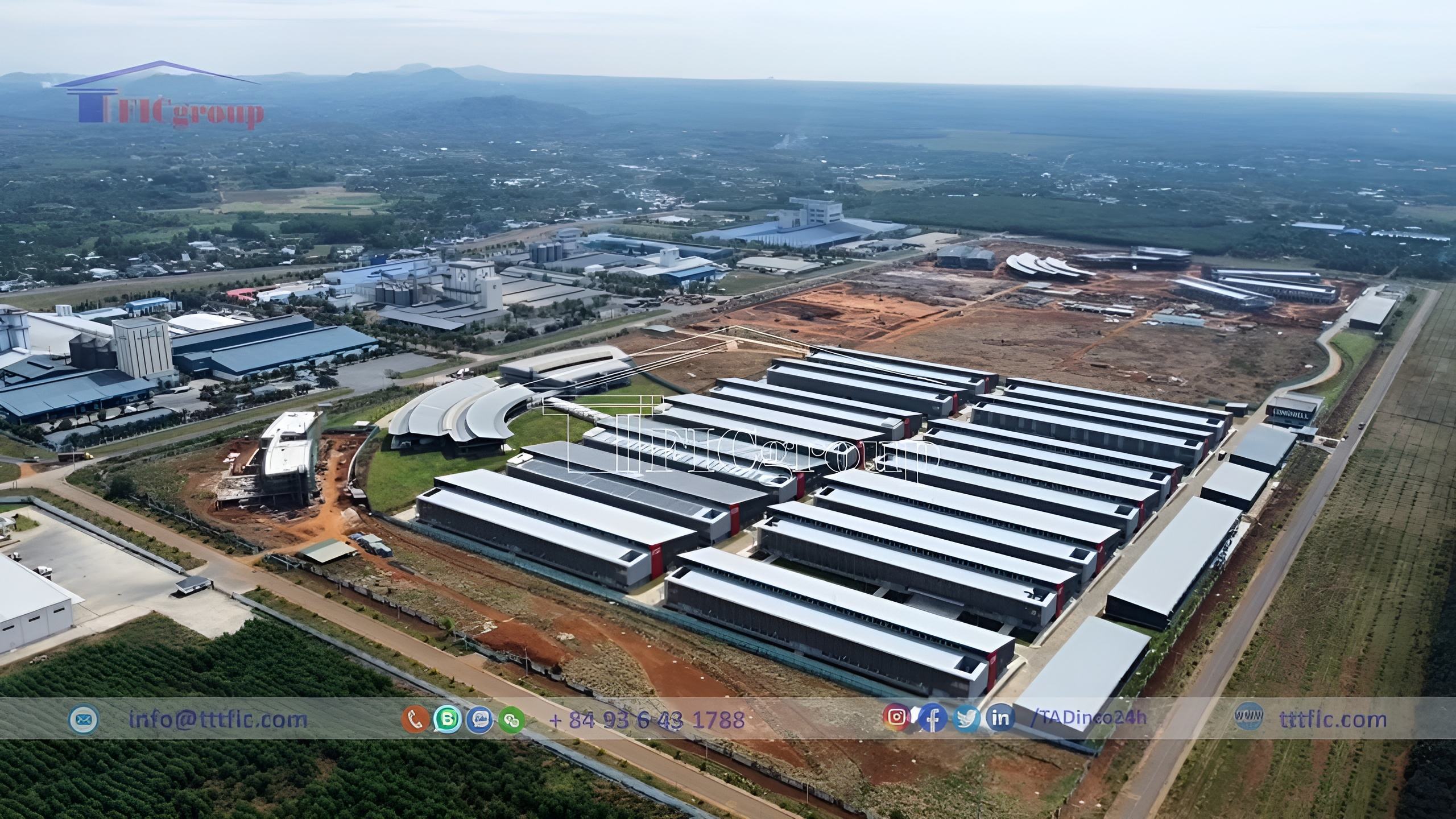 A corner of the Dau Giay Industrial Park - Dong Nai Province - TTTFIC GROUP
