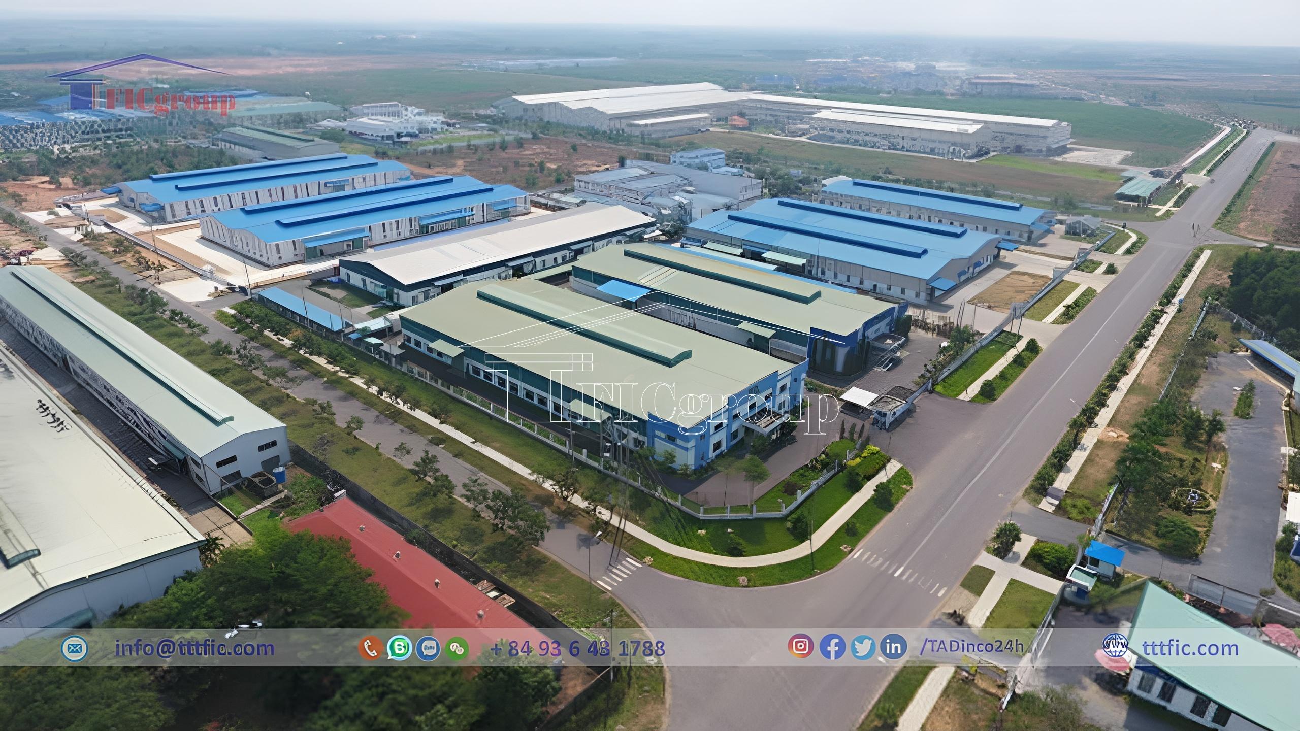 A view of Giang Dien Industrial Park from above - Dong Nai Province - TTTFIC GROUP 