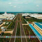 Main entrance road to Long Khanh Industrial Park - Dong Nai - TTTFIC Group