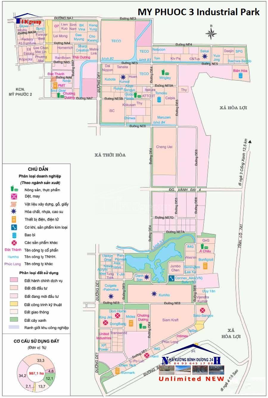 My Phuoc 3 Industrial Park - Binh Duong Province - tttfic.com