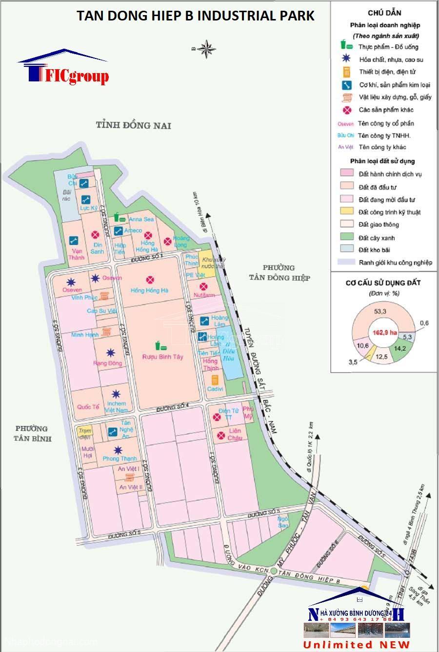 Tan Dong Hiep B Industrial Park - Binh Duong Province - tttfic.com