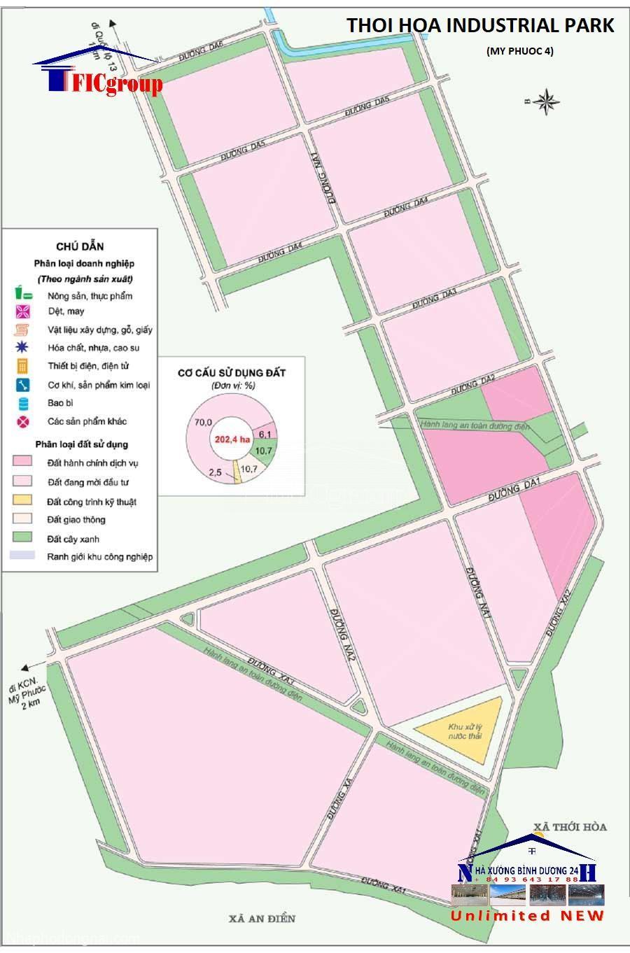 Thoi Hoa Industrial Park (My Phuoc 4) - Binh Duong Province - tttfic.com