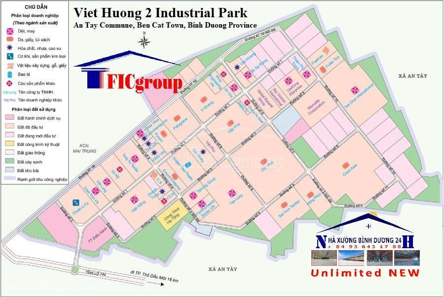 Viet Huong 2 Industrial Park - Binh Duong Province - tttfic.com