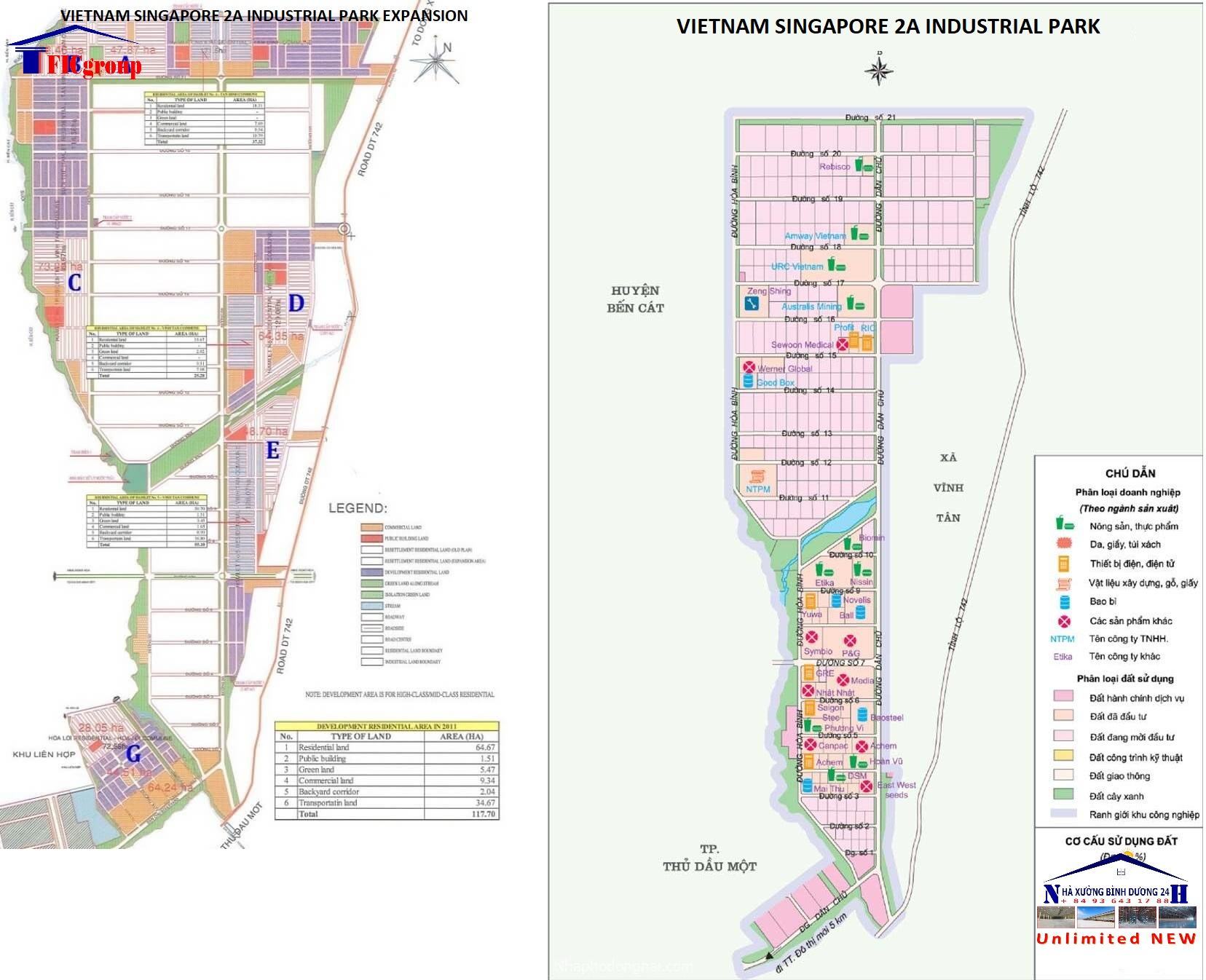 Map-Vietnam-Singapore-2A & Vietnam-Singapore-2A-Industrial-Park-(VSIP2A) Expansion-TTTFICgroup