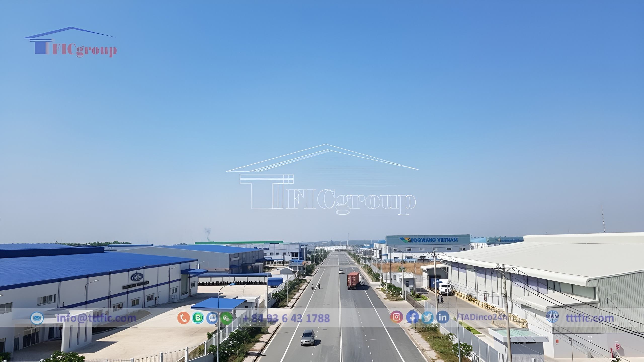 A corner of the An Phuoc Industrial Park - Dong Nai Province - TTTFIC GROUP