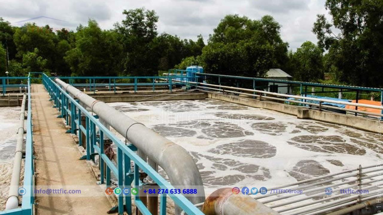 Wastewater treatment plant of Duc Hoa 1 Industrial Park - Hanh Phuc - Long An - TTTFIC Group