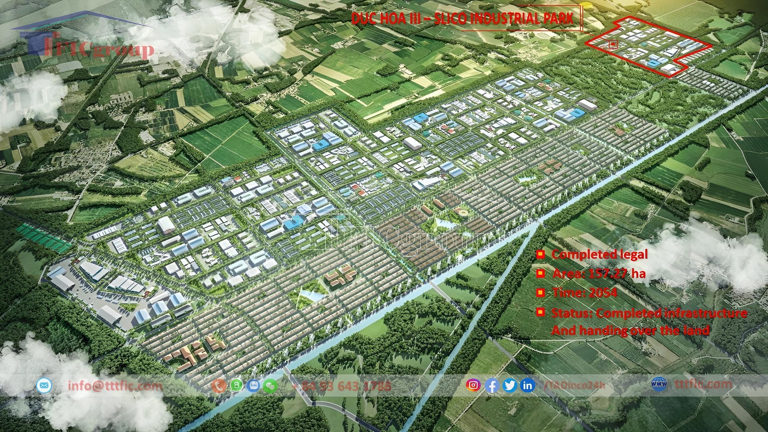 Duc Hoa 3 - Slico Industrial Park - Long An Province - TTTFIC GROUP