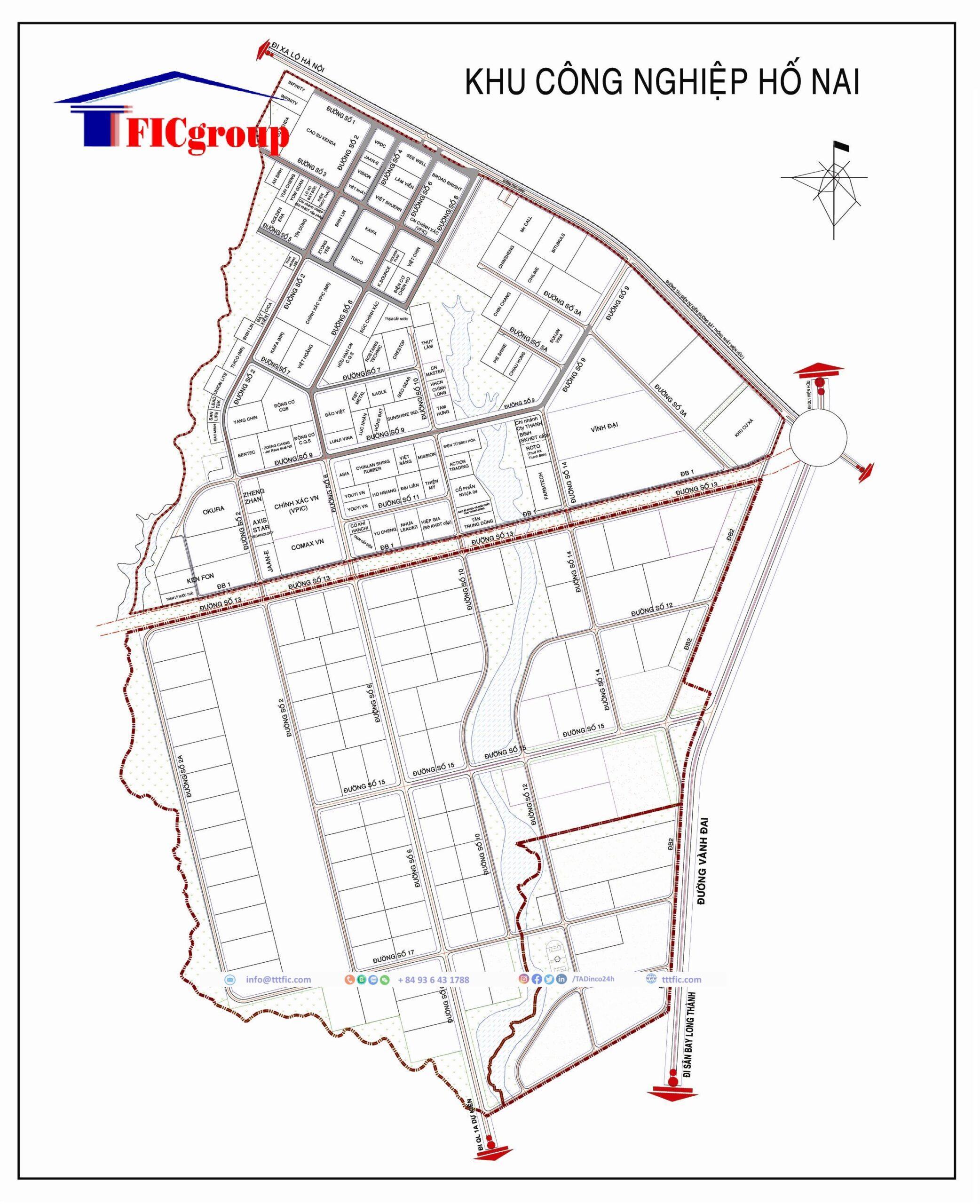 Ho Nai Industrial Park - Dong Nai Province - tttfic.com