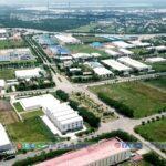 Main entrance road to Long Hau Industrial Park - Long An - TTTFIC Group