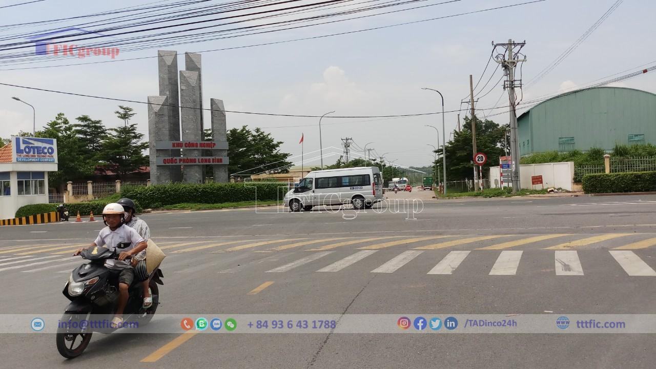 Wellcome gate of Loteco Long Binh Industrial Park - Dong Nai - TTTFIC Group