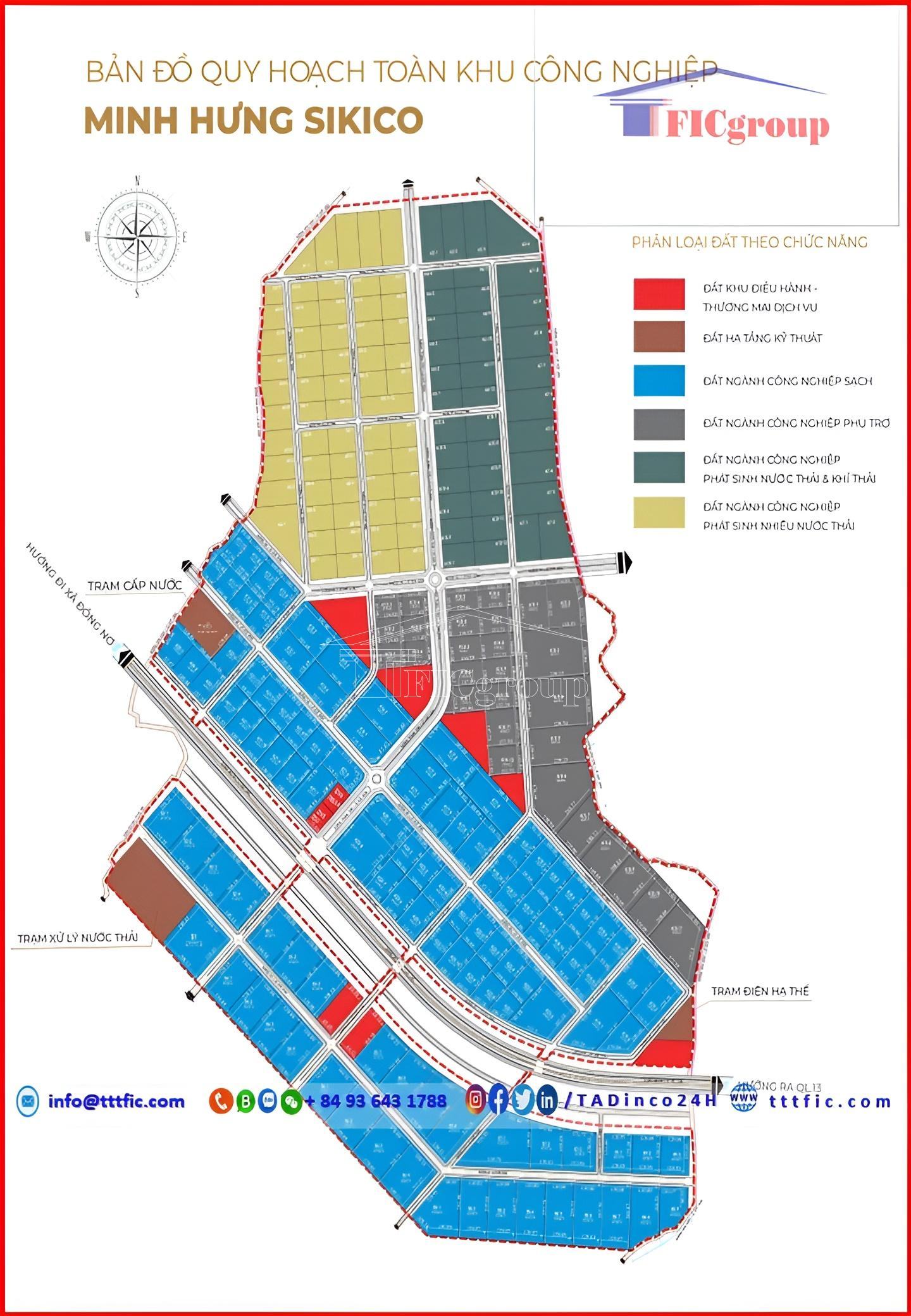 Overview of Minh Hung Sikico Industrial Park