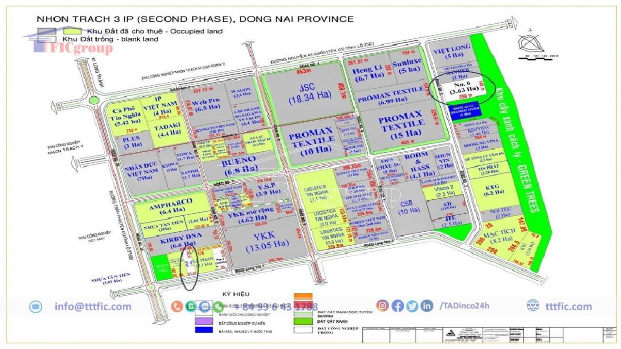 Nhon Trach 3 Industrial Park - Dong Nai Province - tttfic.com