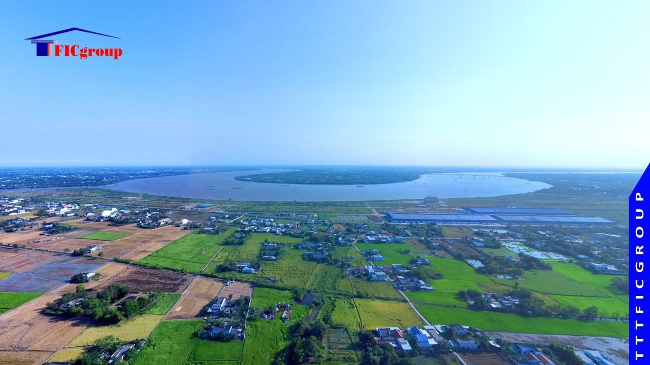 Aerial View of Phuoc Dong Wharf Industrial Park - Long An Province - TTTFIC Group