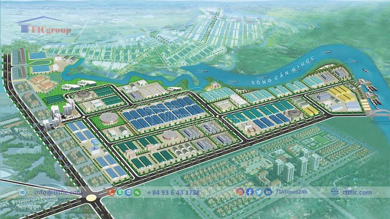 3D rendering of Tan Kim Industrial Park - Long An - TTTFIC Group