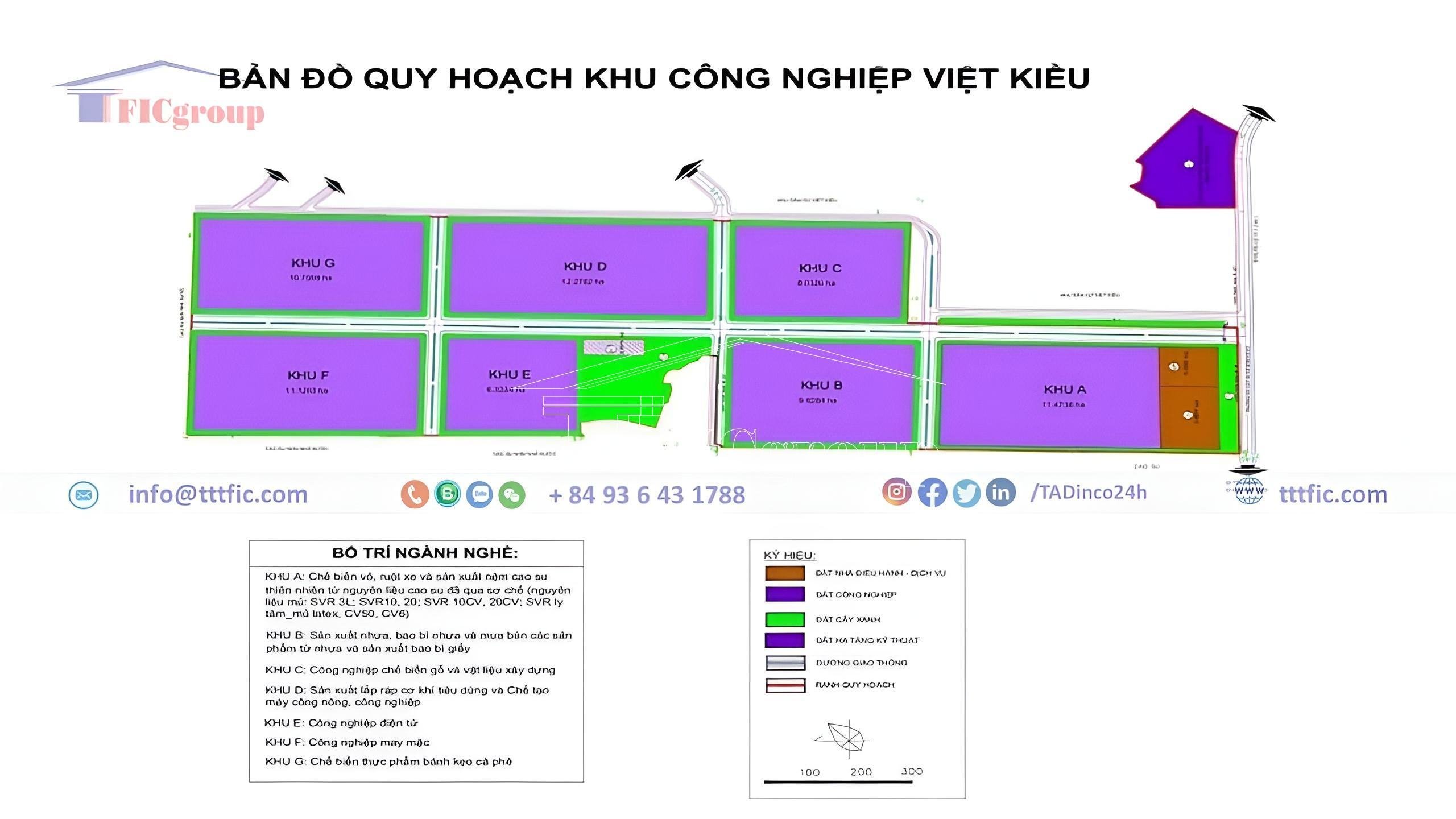 Viet Kieu Industrial Park - Binh Phuoc Province - TTTFIC GROUP