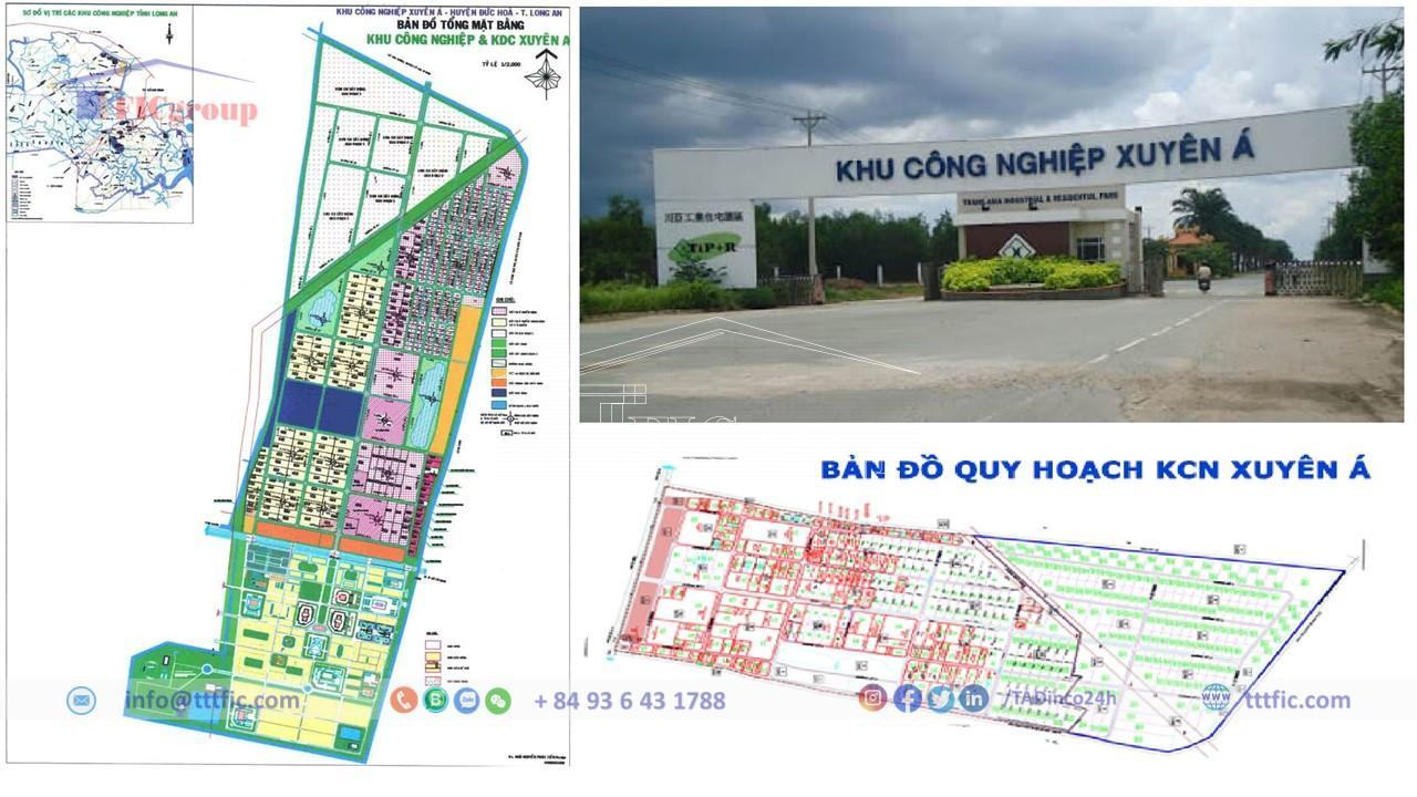 Master plan map of Xuyen A Industrial Park