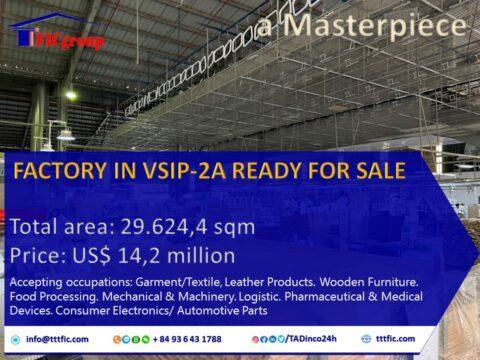 Ready built factory for sale - VSIP 2A