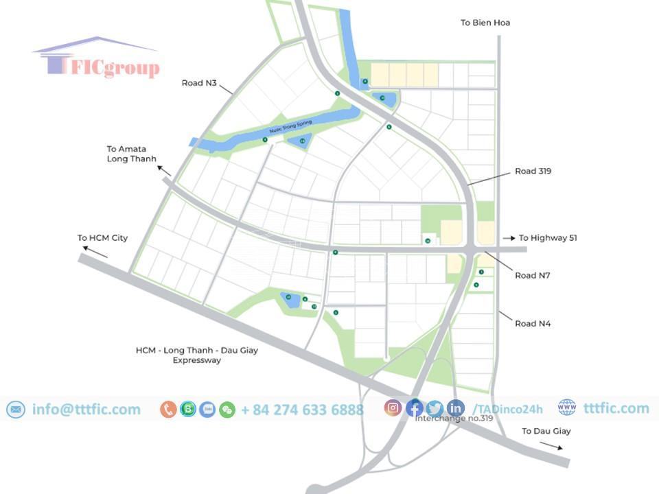 Transportation connectivity to Amata Long Thanh Industrial Park - Dong Nai - TTTFIC Group