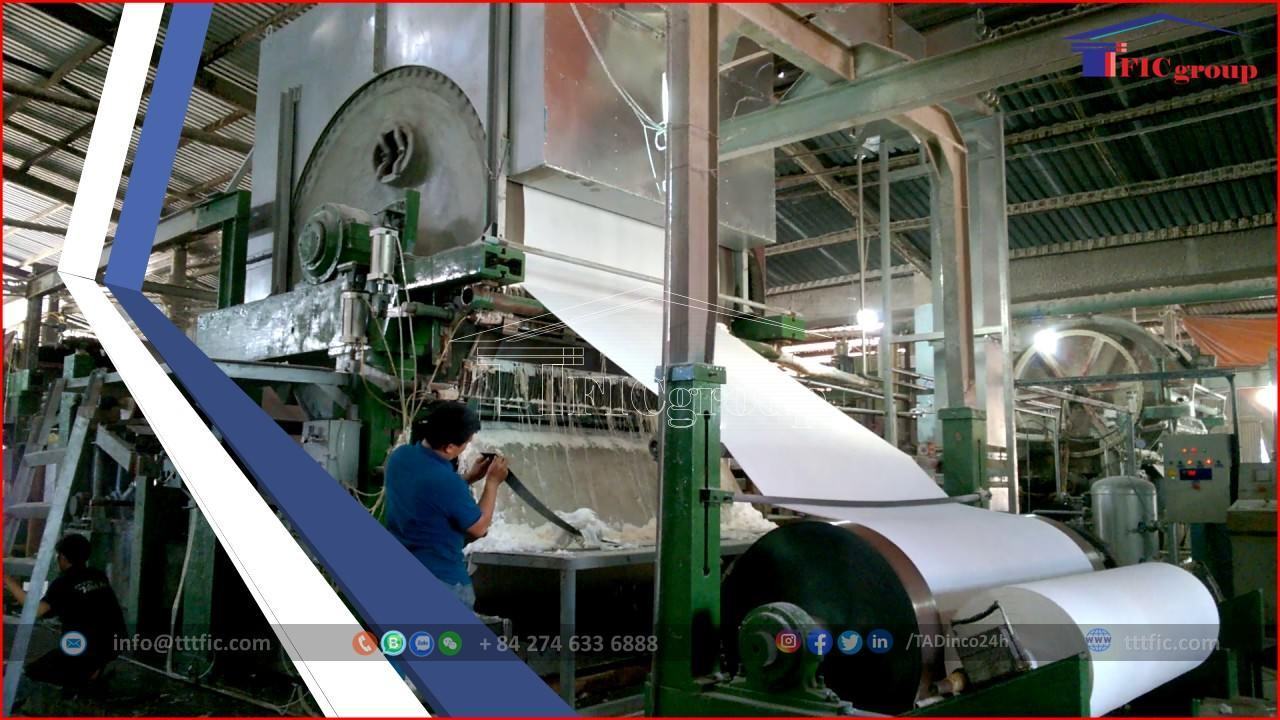 Factory For Sale - Paper Manufacturing Plant - TTTFIC GROUP