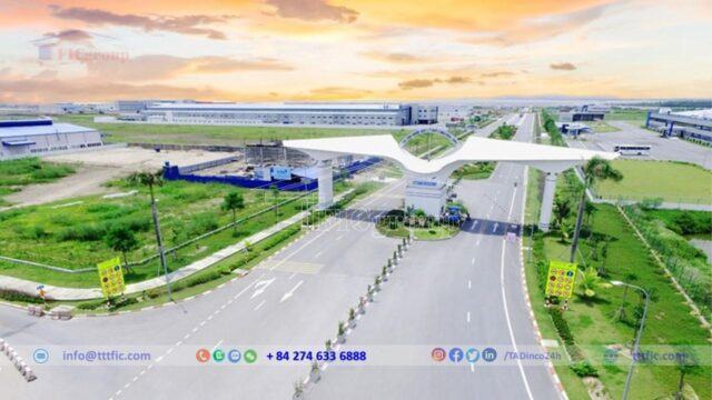Wellcome gate of The DEEP C Industrial Zones Complex – TTTFIC Group