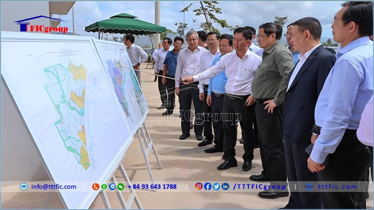 Prime Minister Pham Minh Chinh visited the Becamex VSIP Binh Dinh Industrial Park - TTTFIC Group