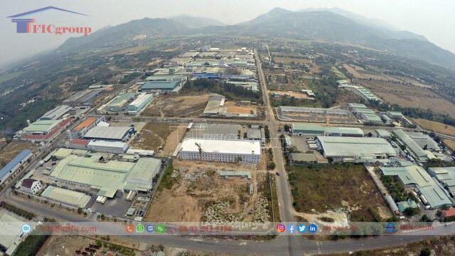 Viewed from above Van Thang Industrial Park – Khanh Hoa Province – TTTFIC Group