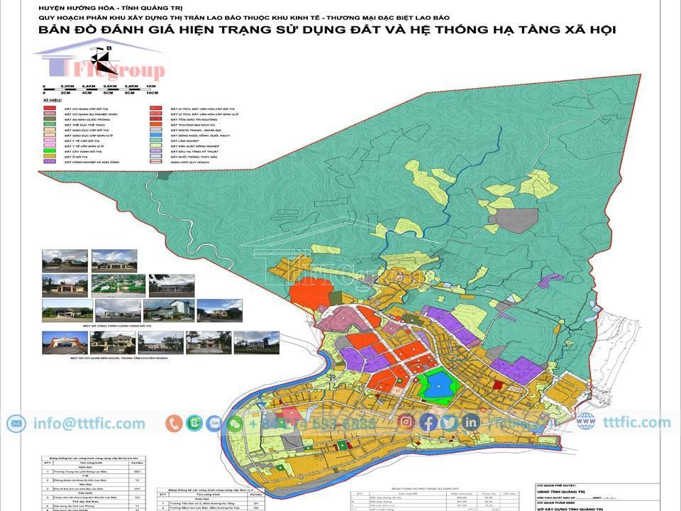 Master plan map of Lao Bao Special Economic - Commercial Area - TTTFIC Group