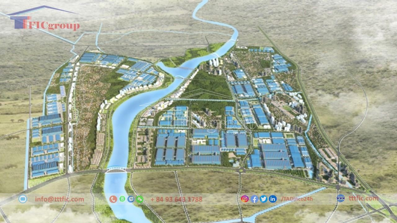 An overview perspective of Lien Ha Thai Industrial Park (GREEN IP-1) - Thai Binh - TTTFIC Group