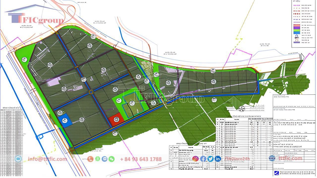 Land planning of Ly Thuong Kiet Industrial Park - Hung Yen - TTTFIC Group