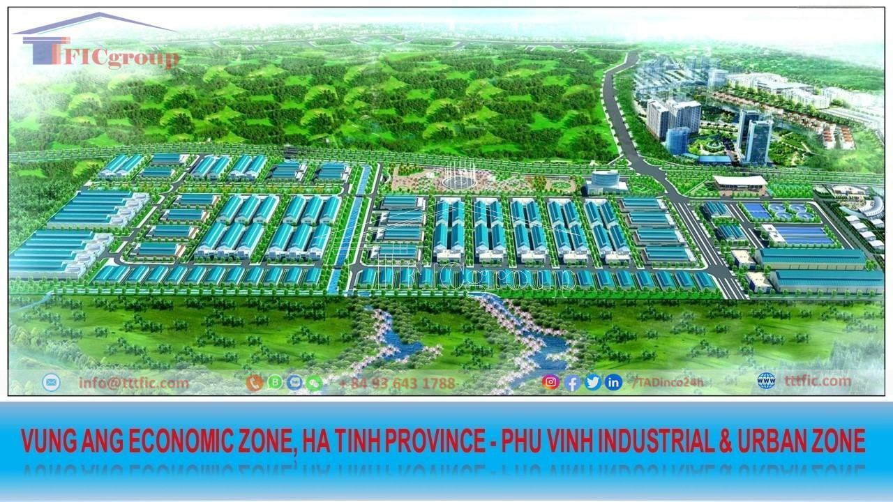 An overview perspective of Phu Vinh Industrial Park - Ha Tinh Province - TTTFIC Group