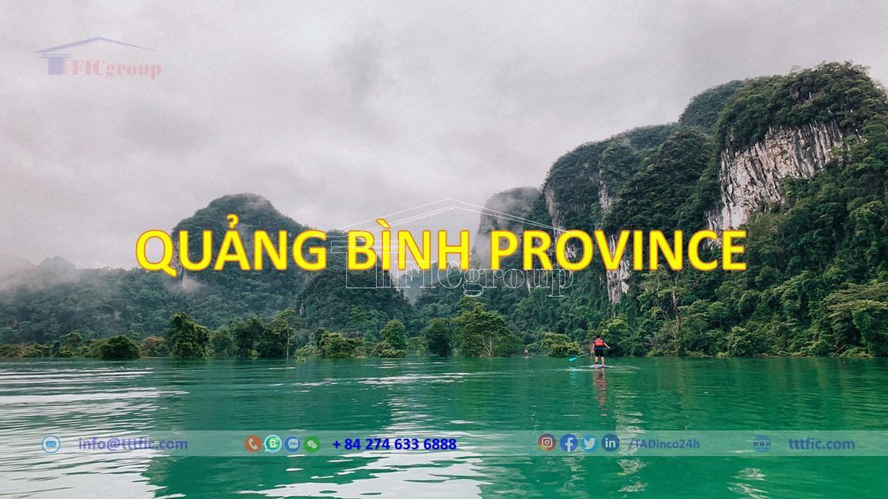 Former Quang Binh Province, now part of Quang Tri Province, Vietnam – TTTFIC Group