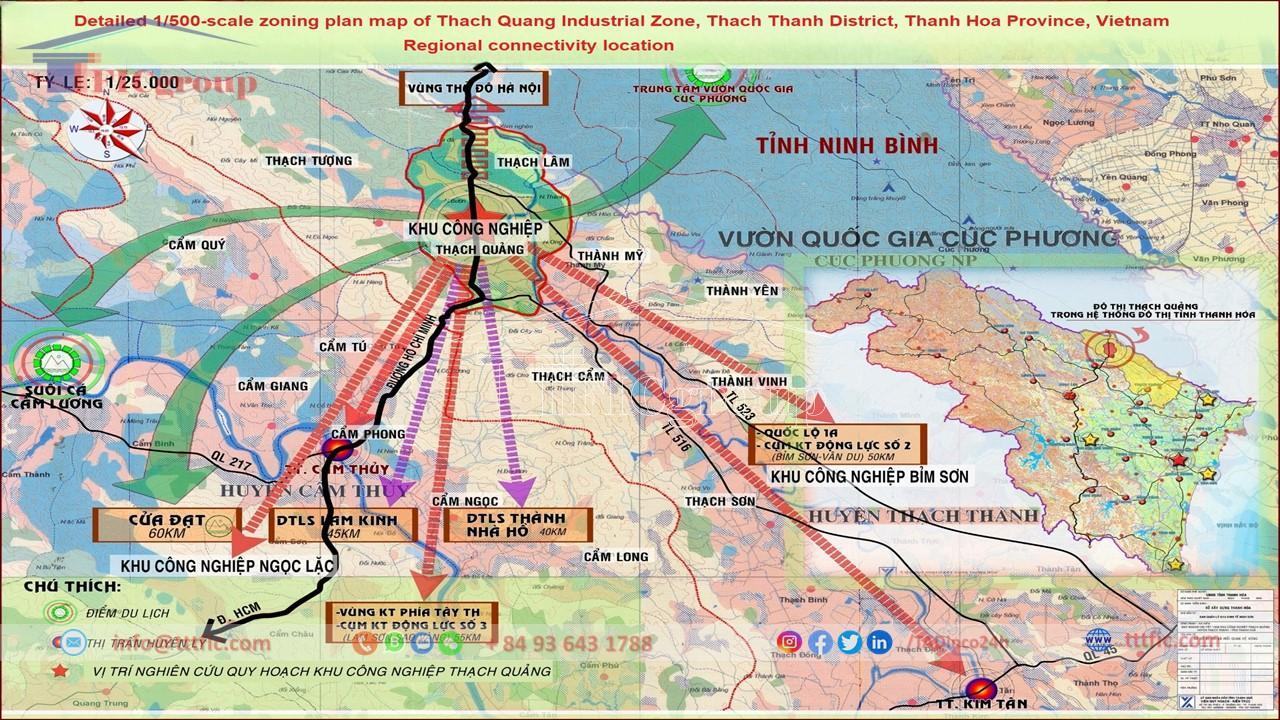 Transportation connectivity to Thach Quang Industrial Zone - Thanh Hoa - TTTFIC Group