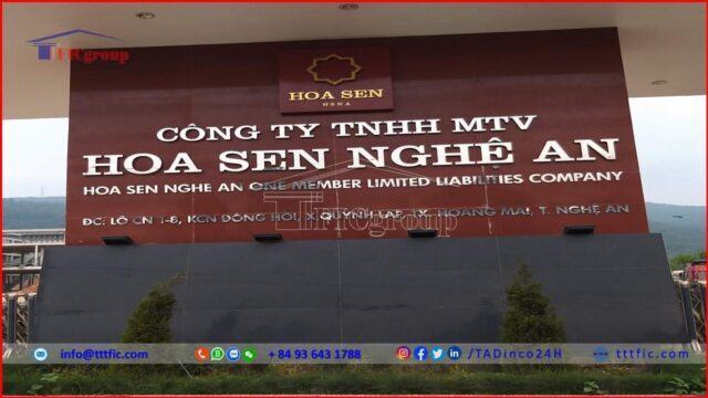 Dong Hoi Industrial Park – Nghe An – TTTFIC Group