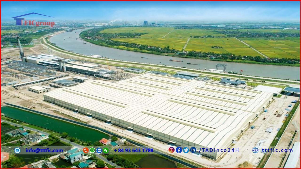A perspective on Khanh Cu Industrial Park - Ninh Binh - TTTFIC Group
