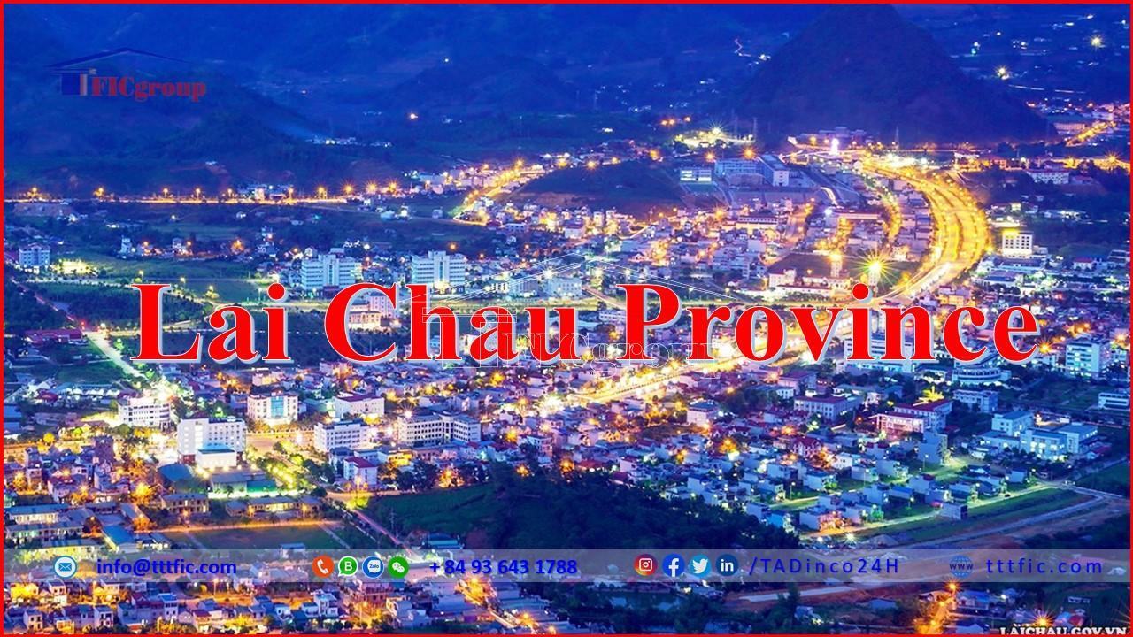 Lai Chau urban landscape at night in Lai Chau Province, Vietnam – TTTFIC Group