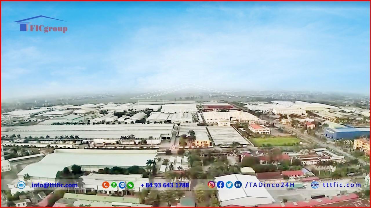 An overview perspective of Phuc Khanh Industrial Park - Thai Binh - TTTFIC Group