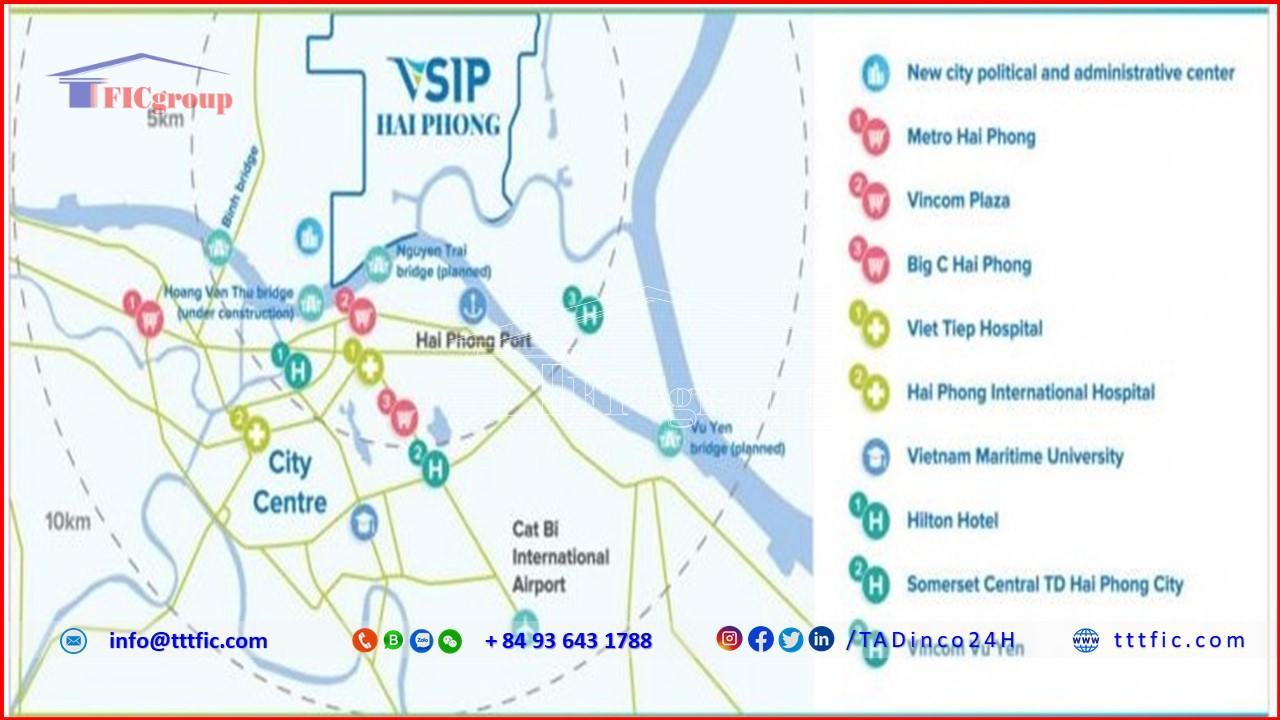 Transportation of VSIP Hai Phong Industrial Park
