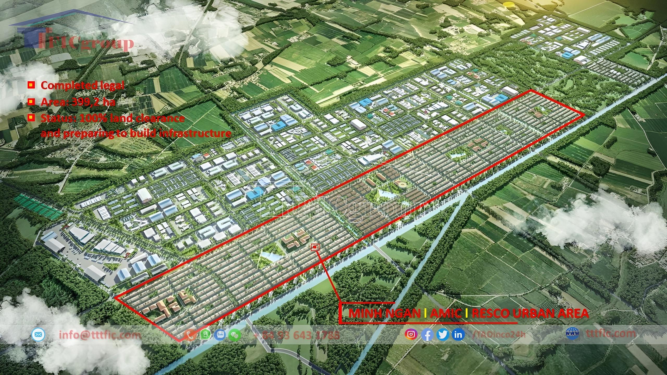 Duc Hoa 3 - Minh Ngan - AMIC - RESCO Urban Area - Long An Province - TTTFIC GROUP