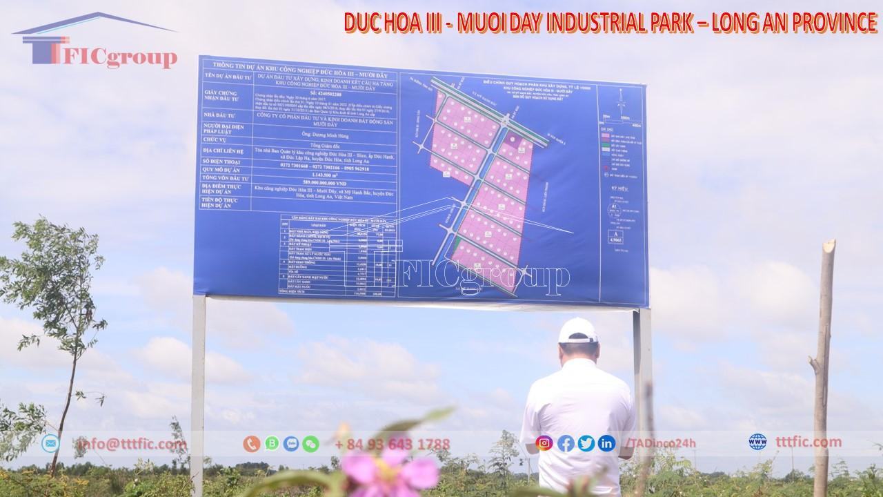 Duc Hoa 3 - Muoi Day Industrial Park - Long An