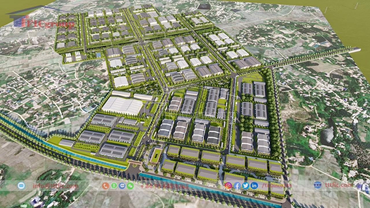 An overview perspective of Tam Duong I Industrial Park - Vinh Phuc - TTTFIC Group