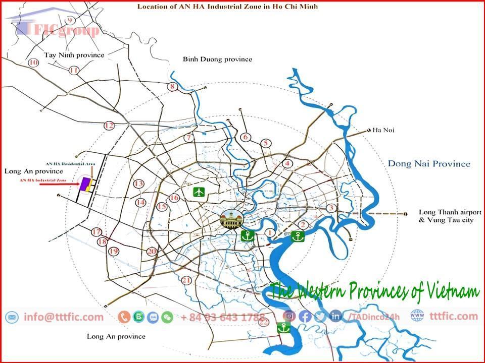 Transportation connectivity to An Ha Industrial Zone - Ho Chi Minh City - TTTFIC Group