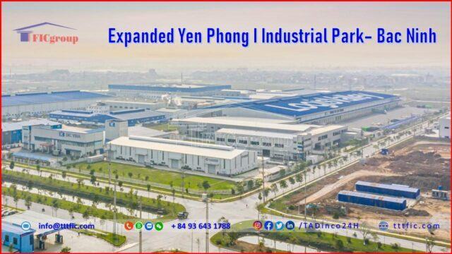 Expanded Yen Phong I Industrial Park- Bac Ninh