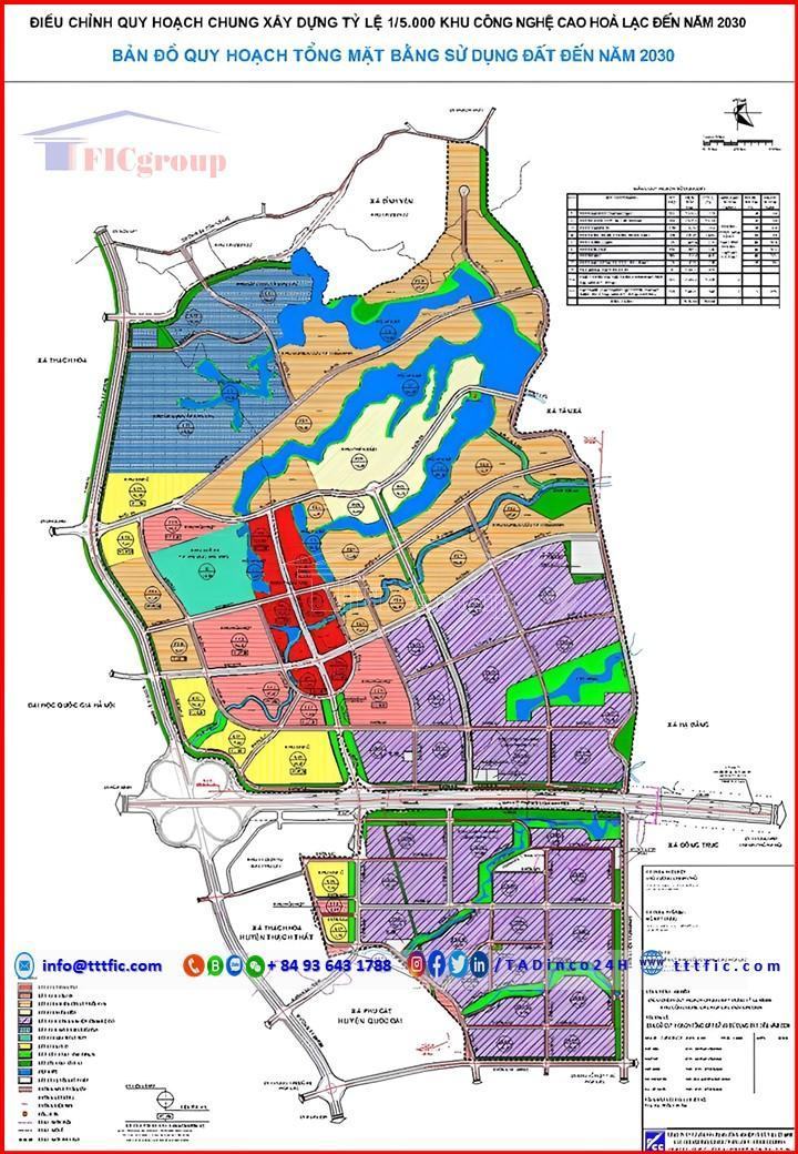 Hoa Lac High-Tech Park - Ha Noi City - TTTFIC Group