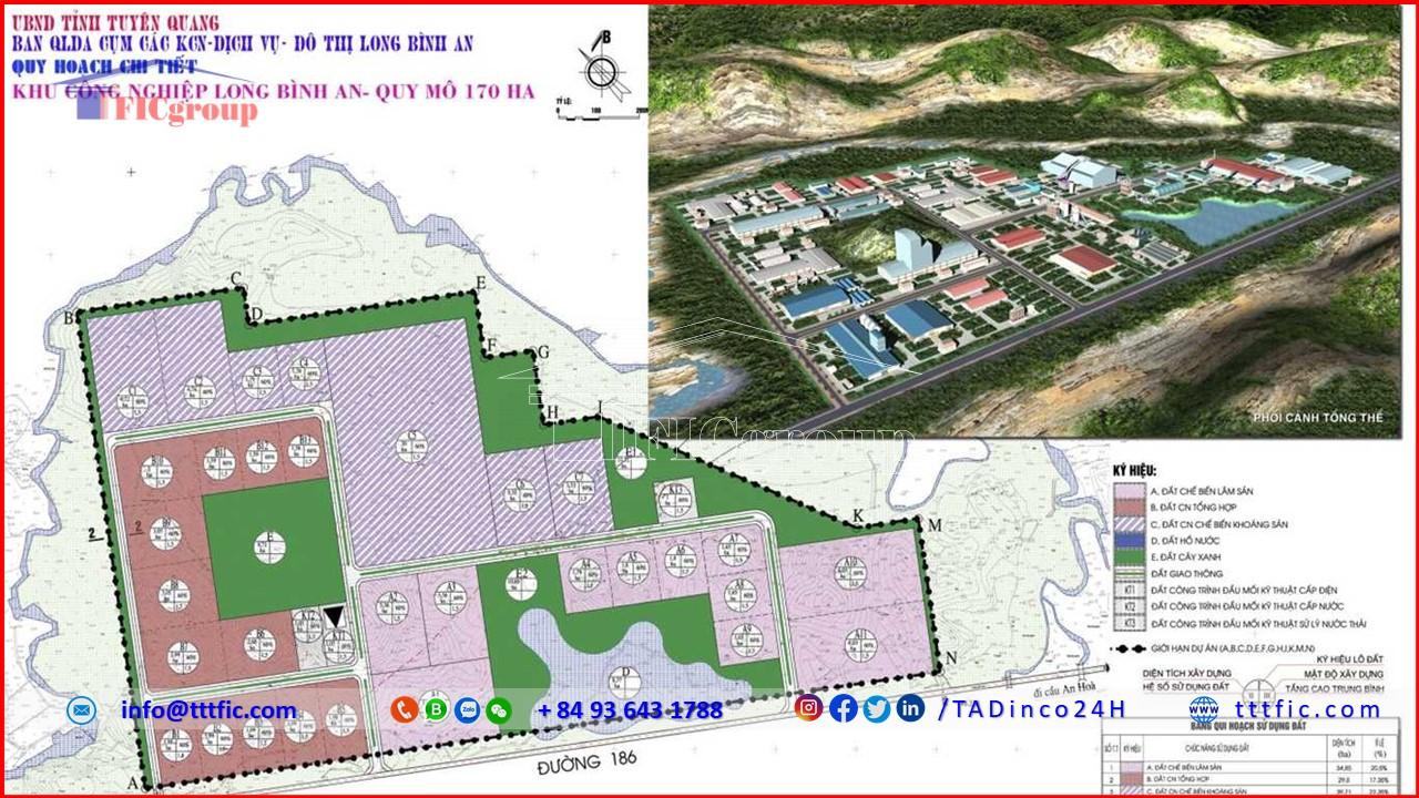 Long Binh An Industrial Park - Tuyen Quang - TTTFIC Group
