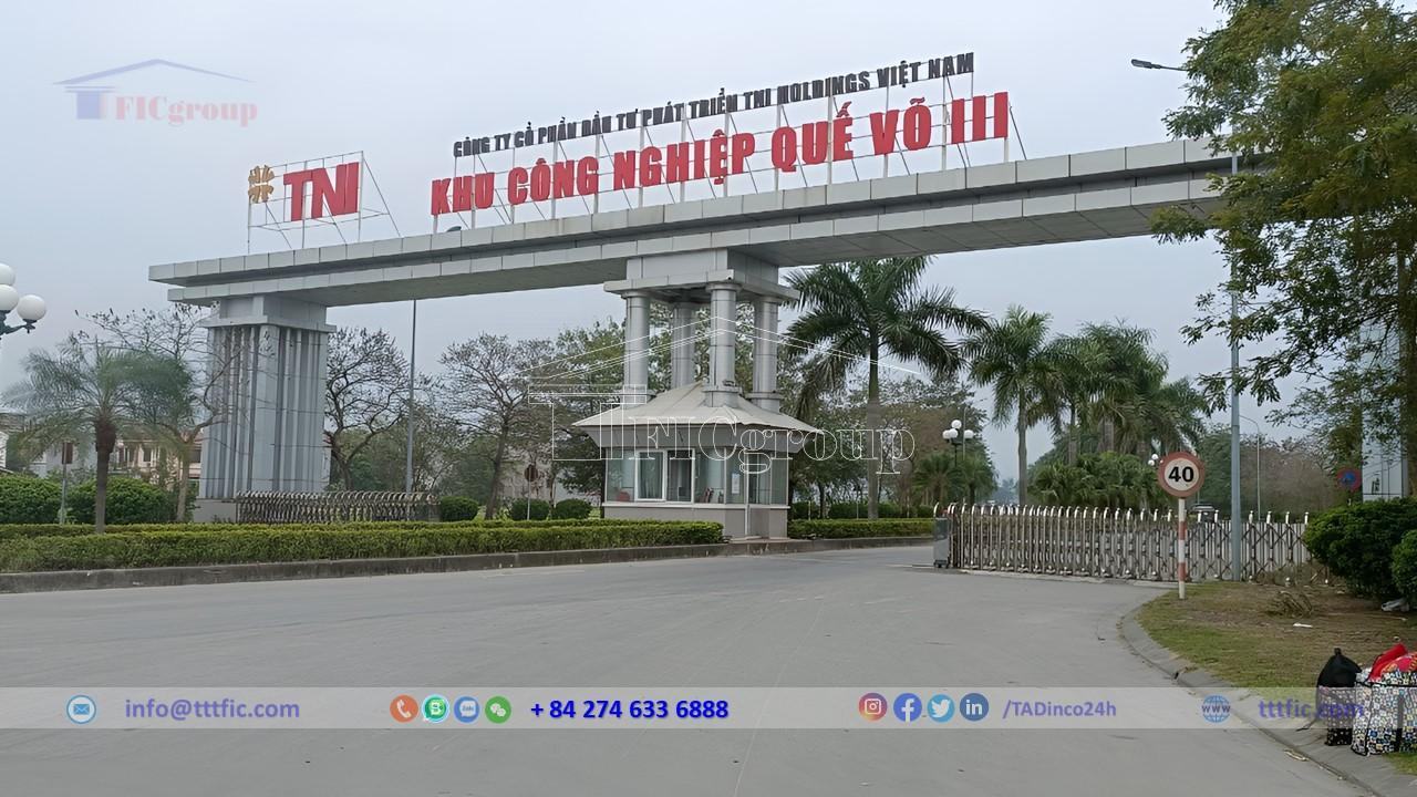 Que Vo III Industrial Park Phase 1 - Bac Ninh