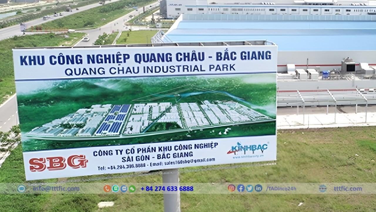 The expanded Quang Chau Industrial Park