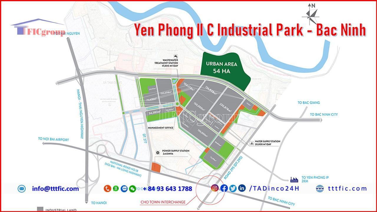 Overview of Yen Phong II C Industrial Park - Bac Ninh - TTTFIC Group