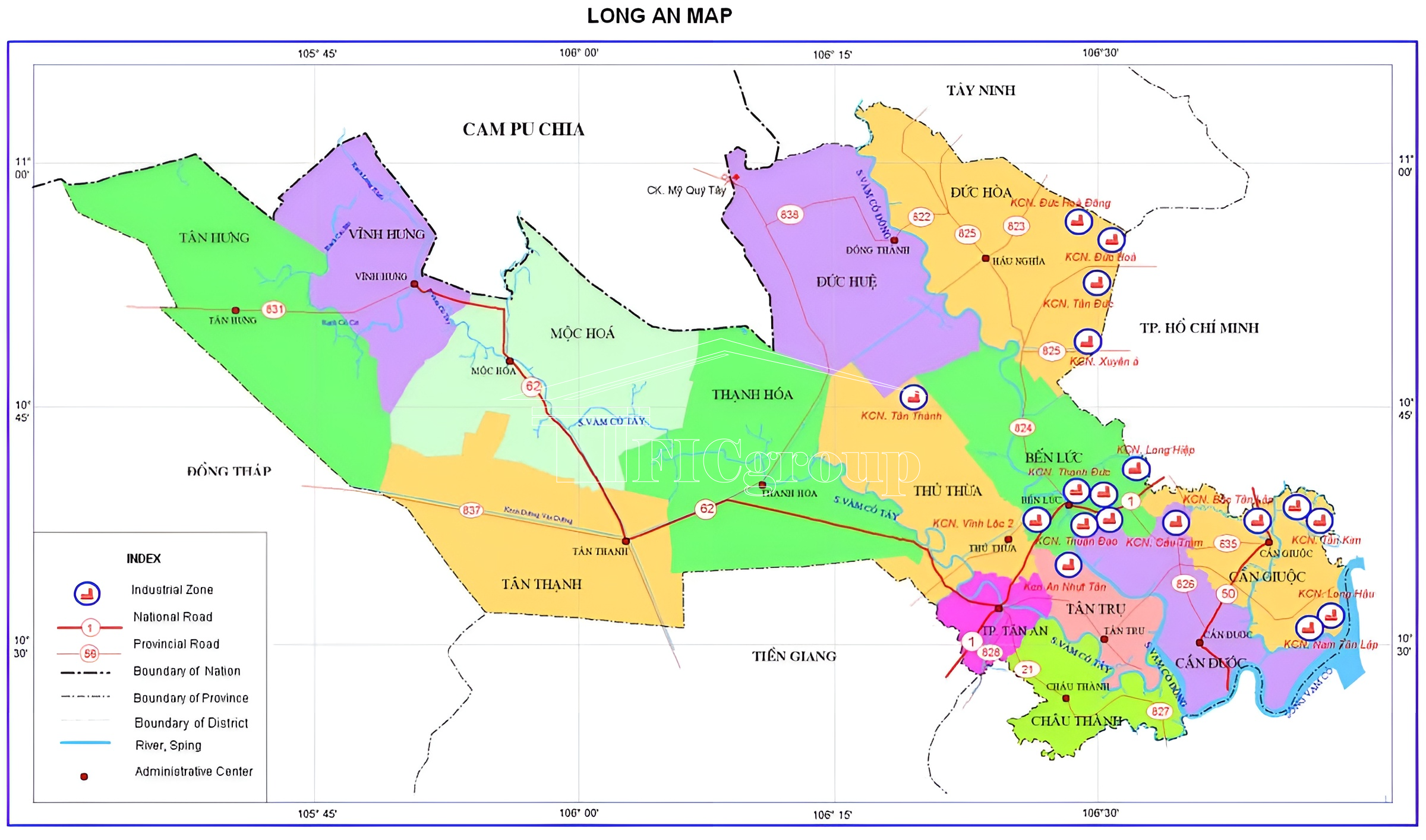 Master Plan of Industrial Zones in Long An Province - TTTFIC Group