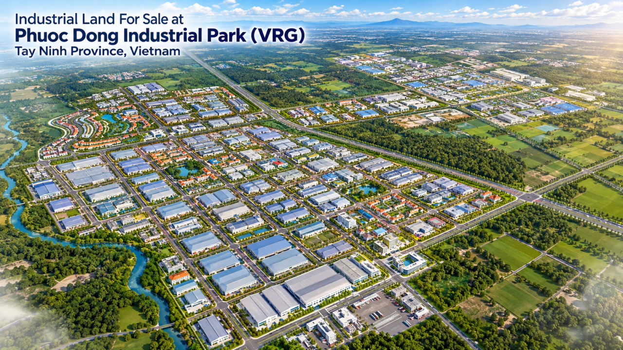 Large Industrial Land Plots at Phuoc Dong – Tay Ninh