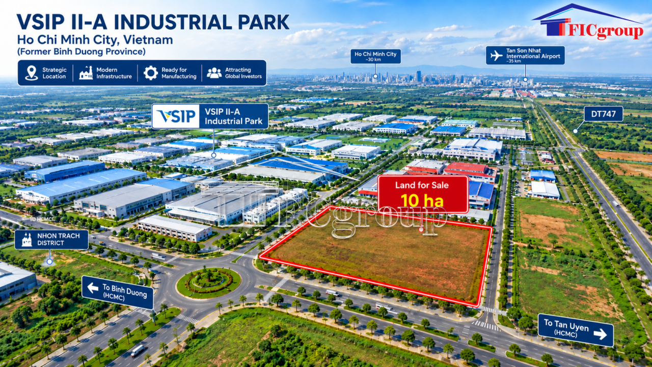 Vsip II-A Industrial Land For Resale